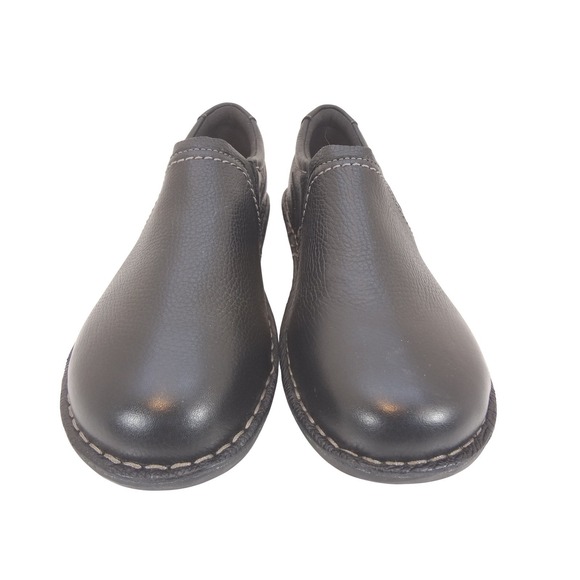 Clarks Shoes - Clarks Collection Loafers Women 9 Wide Black Excellent Leather Slip On Cushioned